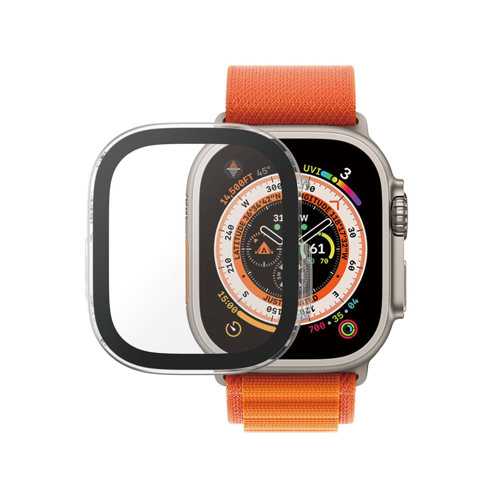 www.electricalstuff.se ElectricalStuff.se PanzerGlass Apple Watch Full Body Case D30 Transparent Härdat glas, Polyetentere