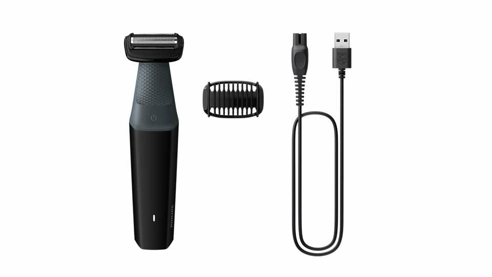 www.electricalstuff.se ElectricalStuff.se Philips BODYGROOM Series 3000 BG3017/01 kroppsepilatorer Svart, Grå Philips BG30
