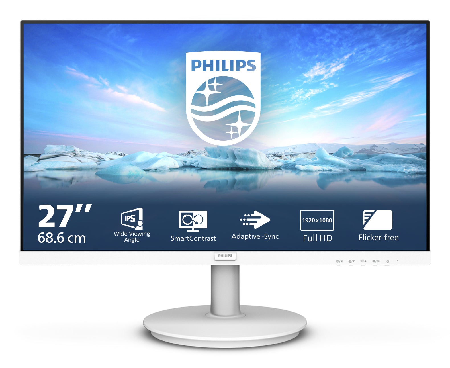 www.electricalstuff.se ElectricalStuff.se Philips V Line 271V8AW/00 platta pc-skärmar 68,6 cm (27") 1920 x 1080 pixlar Ful