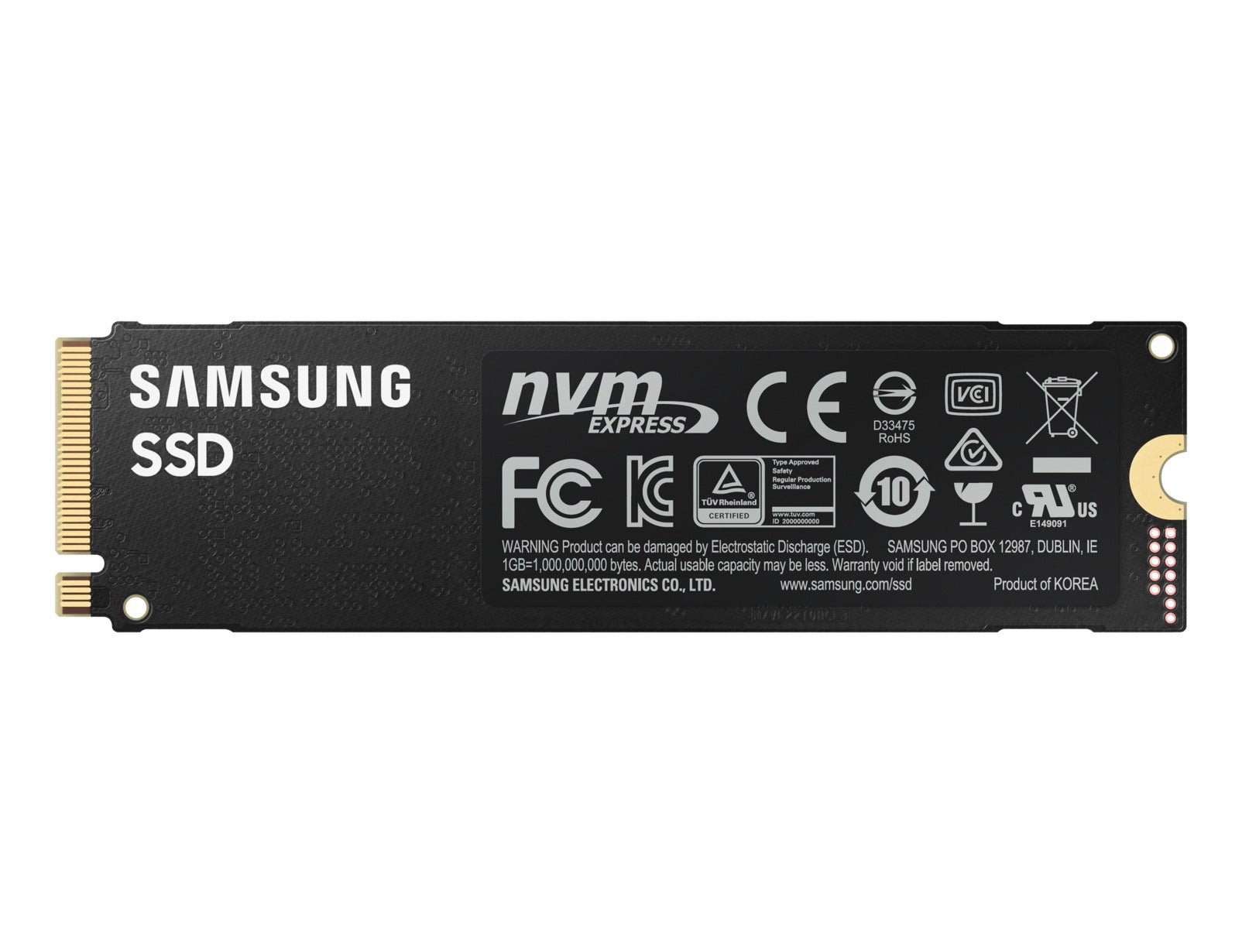 87276394541|887276394541 SSD-Hårddisk 980 PRO www.electricalstuff.se ElectricalStuff.se Samsung 980 PRO 1 TB M.2 PCI Exp
