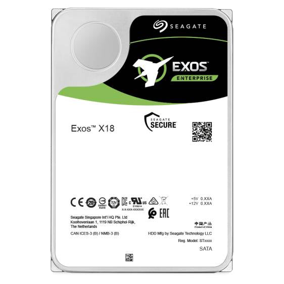 www.electricalstuff.se ElectricalStuff.se Seagate Exos X18 interna hårddiskar 16 TB 7200 RPM 256 MB 3.5" Serial ATA III Se