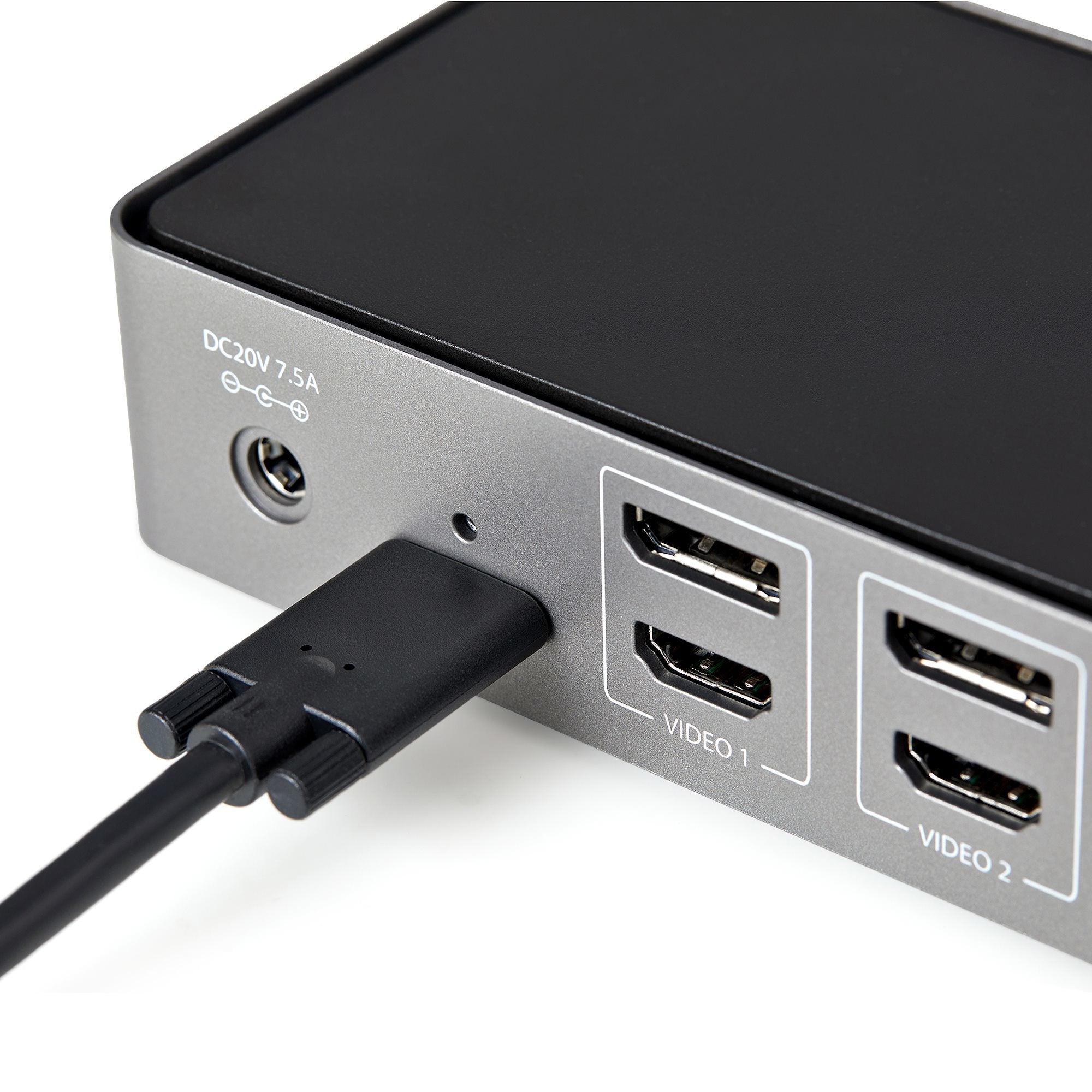 60 Hz HDMI | DisplayPort | 85 W strömförsörjningwww.electricalstuff.se ElectricalStuff.se StarTech.com USB-C- och USB-A-do