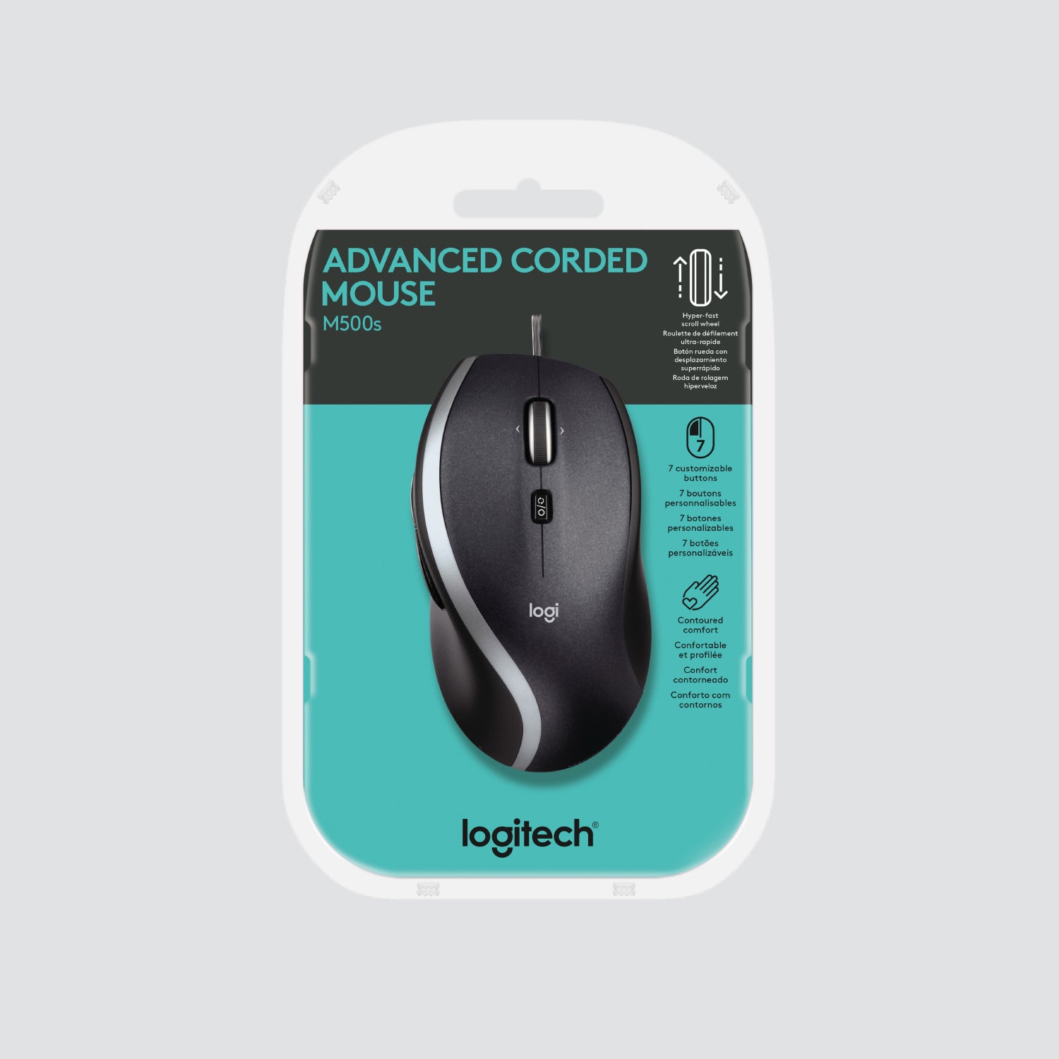 PI Logitech 910-005784 5099206088702 Datormöss Corded Mouse M500S www.electricalstuff.se ElectricalStuff.se Logitech Cor