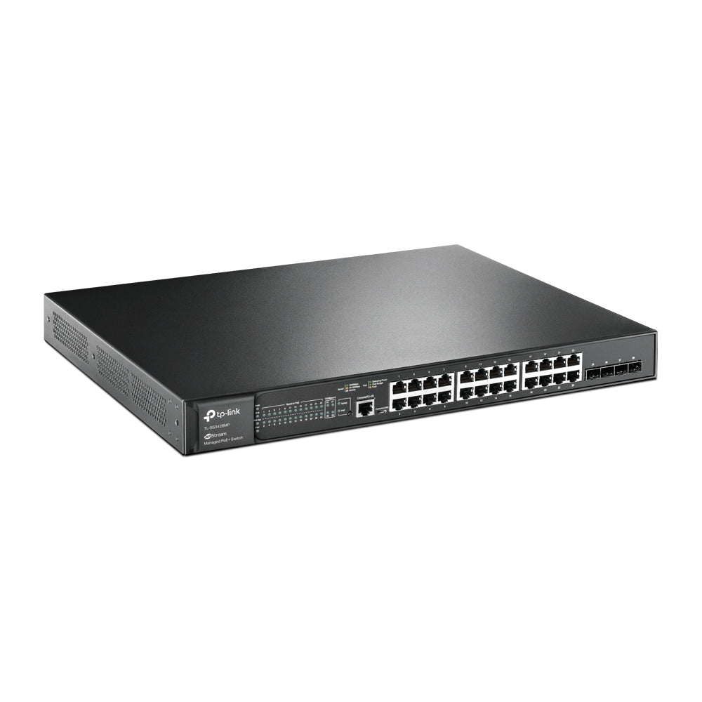 www.electricalstuff.se ElectricalStuff.se TP-Link JetStream TL-SG3428MP nätverksswitchar hanterad L2+ Gigabit Ethernet (10