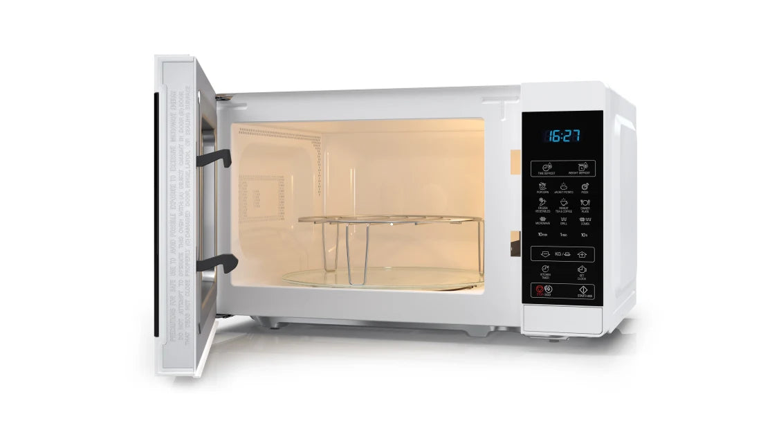 Vit Bänkdiskmaskin 20 l 800 W Sharp YC-MG02E-W 4974019161389 Mikrovågsugnar YC-MG02E-W www.electricalstuff.se ElectricalSt