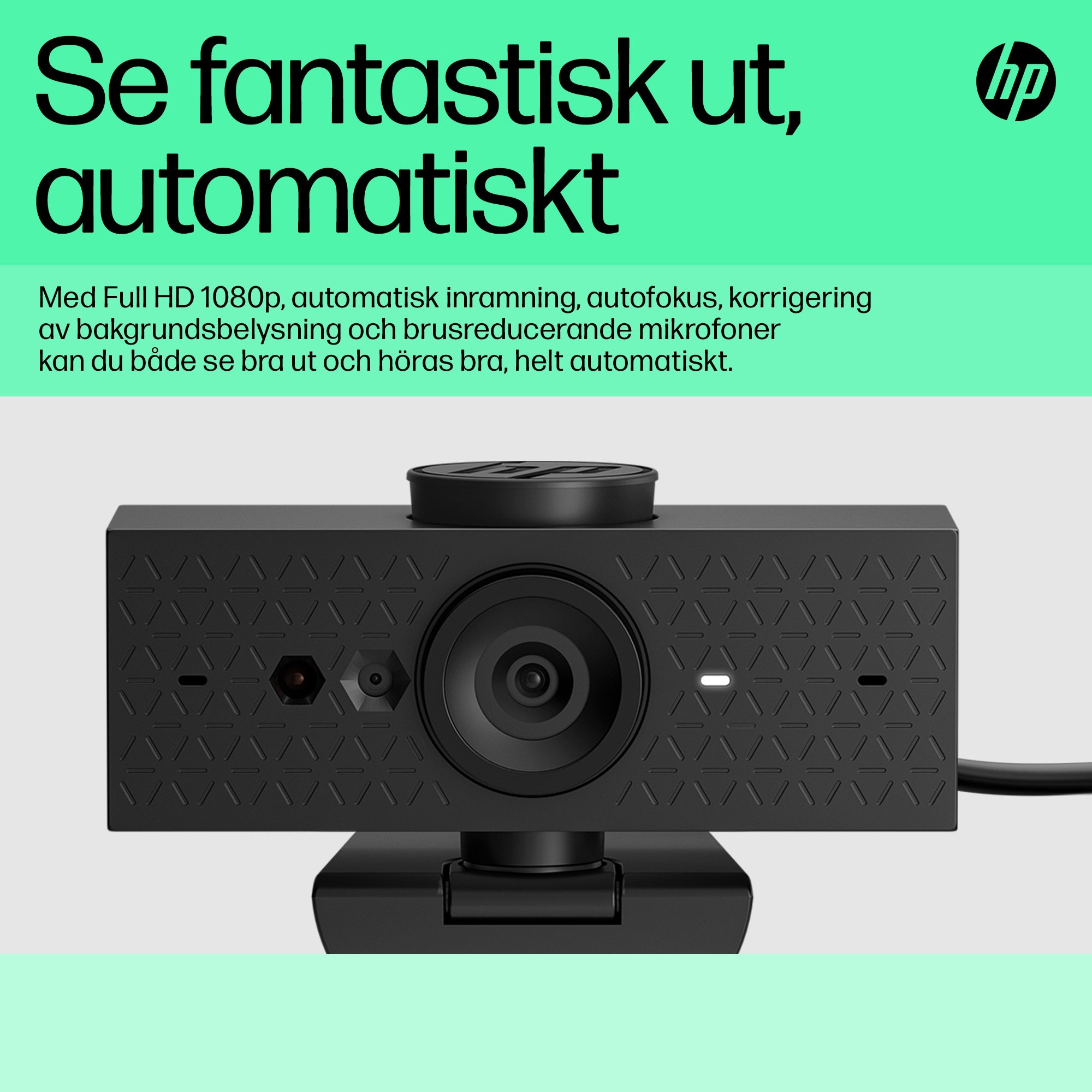 www.electricalstuff.se ElectricalStuff.se HP 625 FHD-webbkamera HP 6Y7L1AA#ABB 0196786757792|196786757792 Webbkameror 62