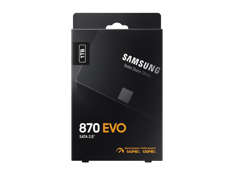 tuff.se ElectricalStuff.se Samsung 870 EVO 1 TB 2.5" Serial ATA III V-NAND Samsung MZ-77E1T0B/EU 5415247269175 SSD-Hårddis
