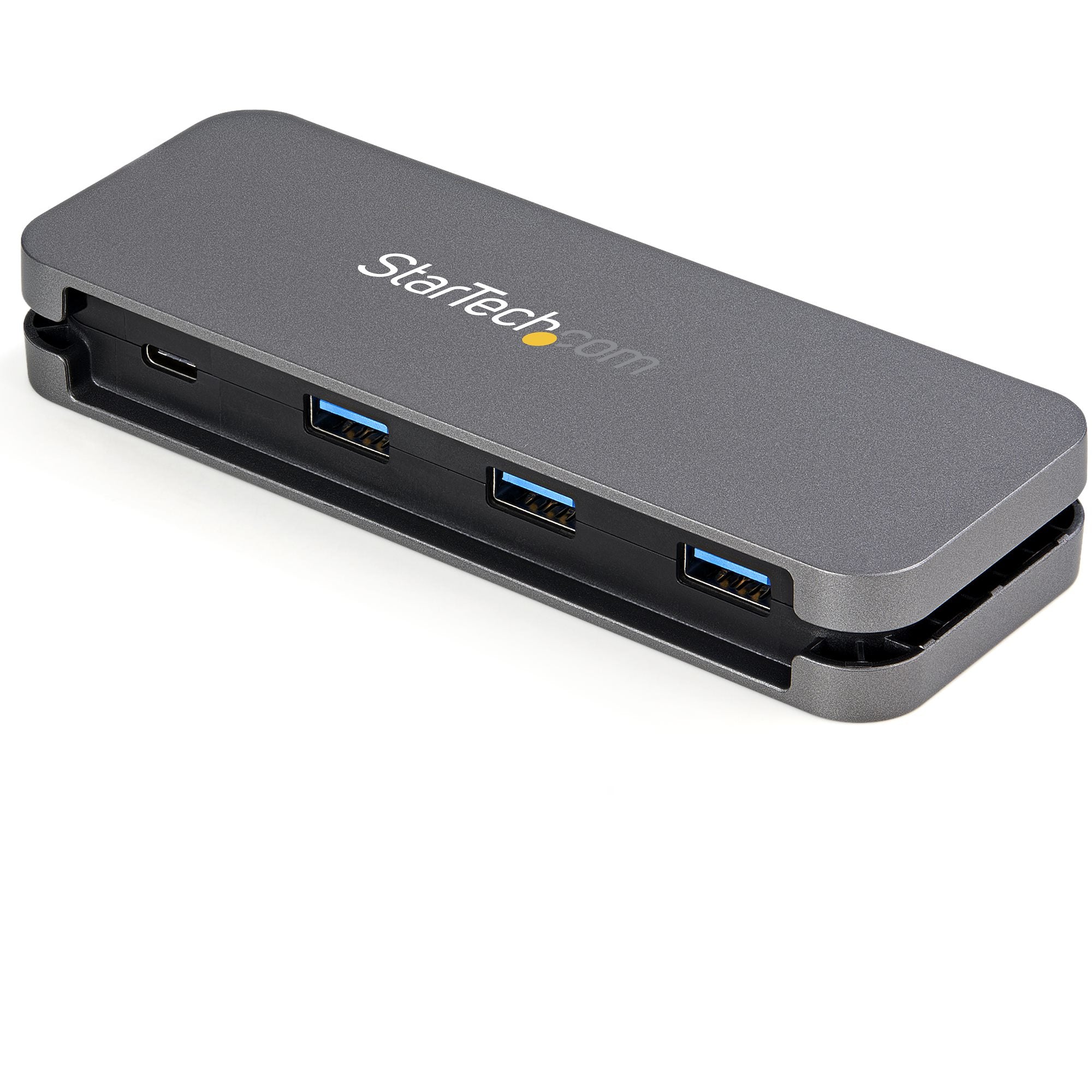 (USB 3.2 Gen 1) - USB-bussdriven - Bärbar USB-C till USB-A-adapterhubb - 28 cm lång kabel med kabelhantering StarTech.com HB