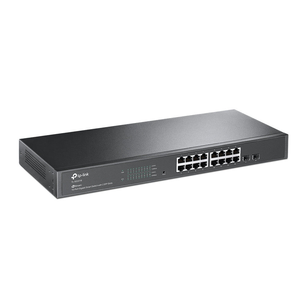 10/100/1000) 1U Svart TP-Link TL-SG2218 6935364006426|0840030702471|840030702471 Nätverksswitchar JetStream TL-SG2218 www.e