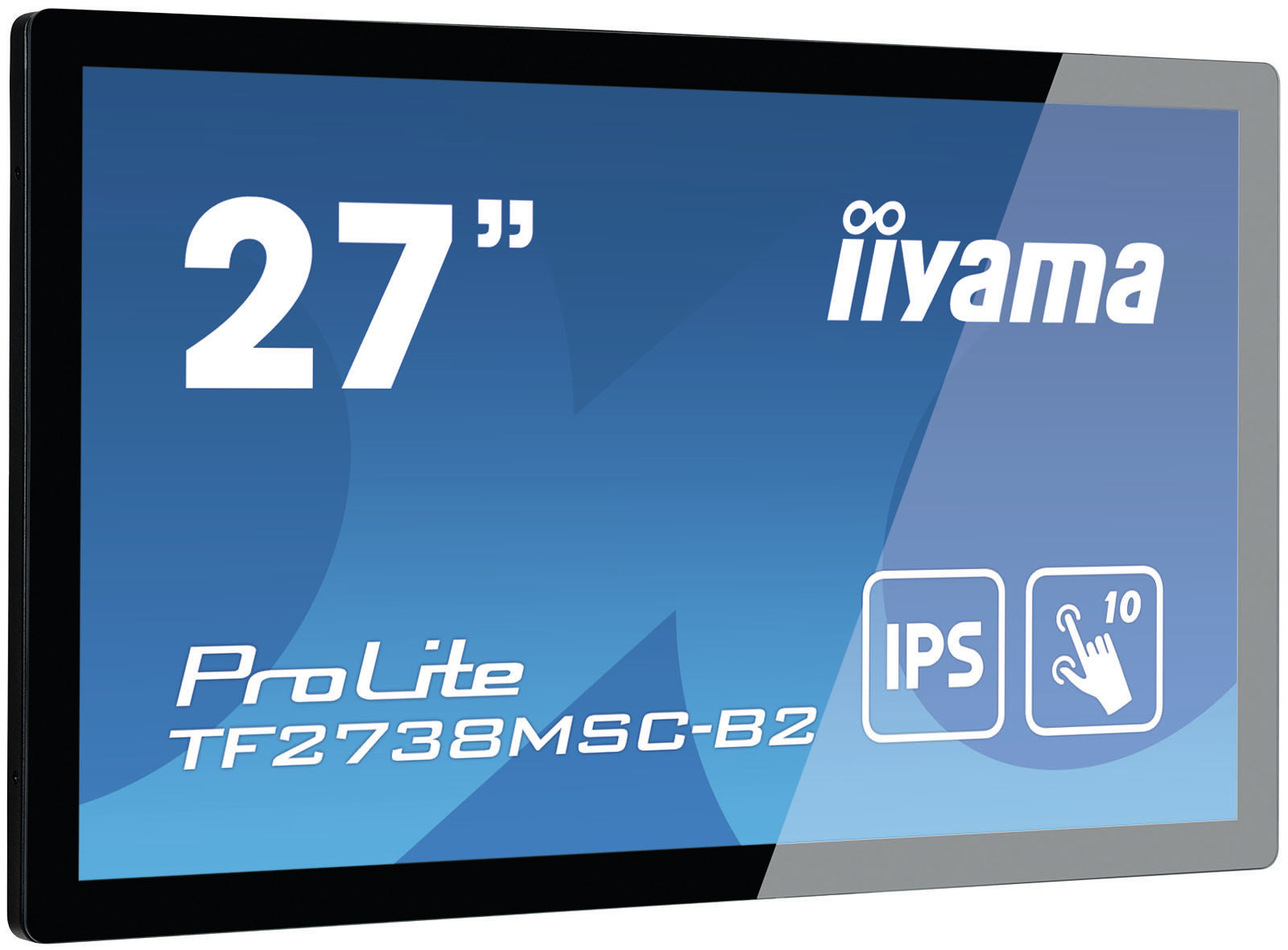 Full HD LED Pekskärm Flera användare Svart iiyama TF2738MSC-B2 4948570118199 Platta Pc-Skärmar ProLite TF2738MSC-B2 www.ele