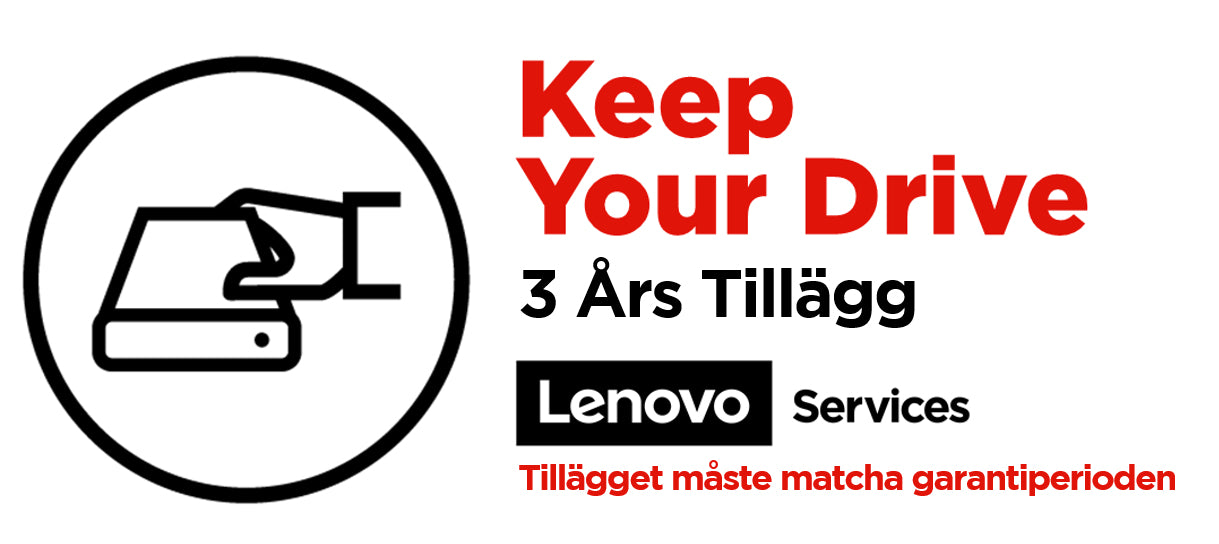 www.electricalstuff.se ElectricalStuff.se Lenovo 3Y Keep Your Drive 1 licens/-er 3 År Lenovo 5PS0D81209 4053162418974 Gara