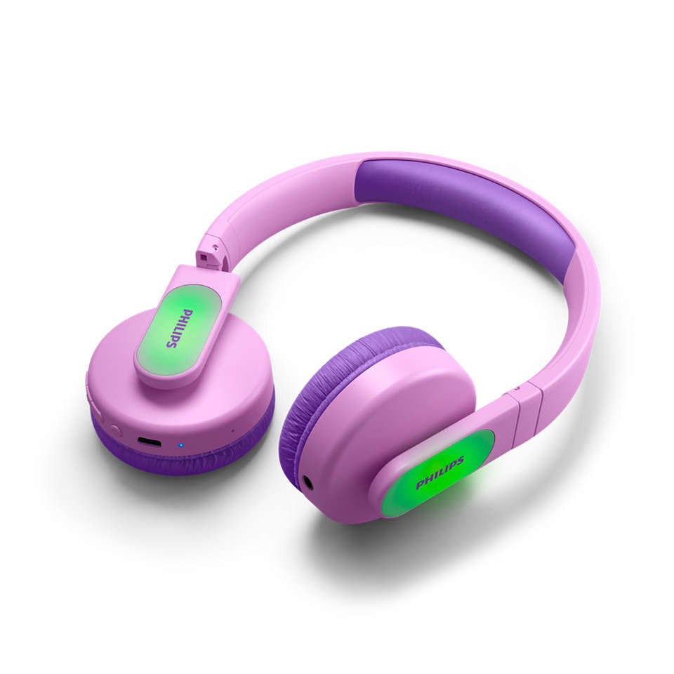 set Kabel & Trådlös Huvudband Samtal/musik USB Type-C Bluetooth Rosa Philips TAK4206PK/00 4895229117556 Hörlurar och Headset