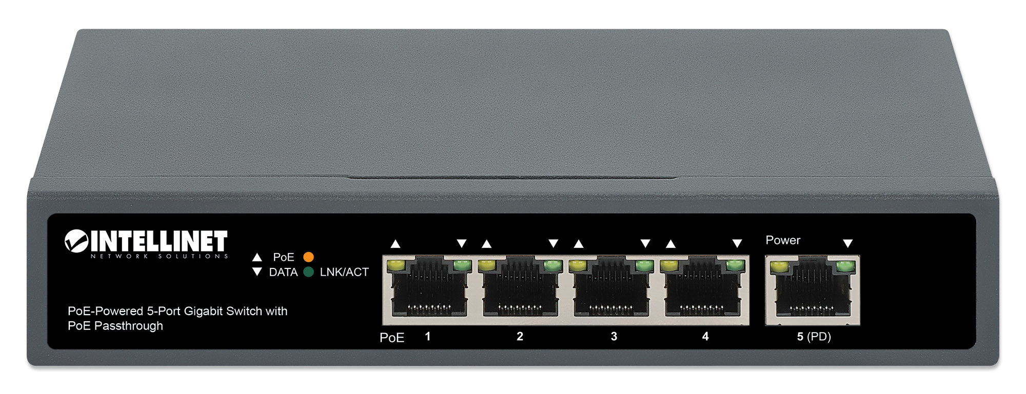 ectricalStuff.se Intellinet 561808 nätverksswitchar Gigabit Ethernet (10/100/1000) Strömförsörjning via Ethernet (PoE) stö