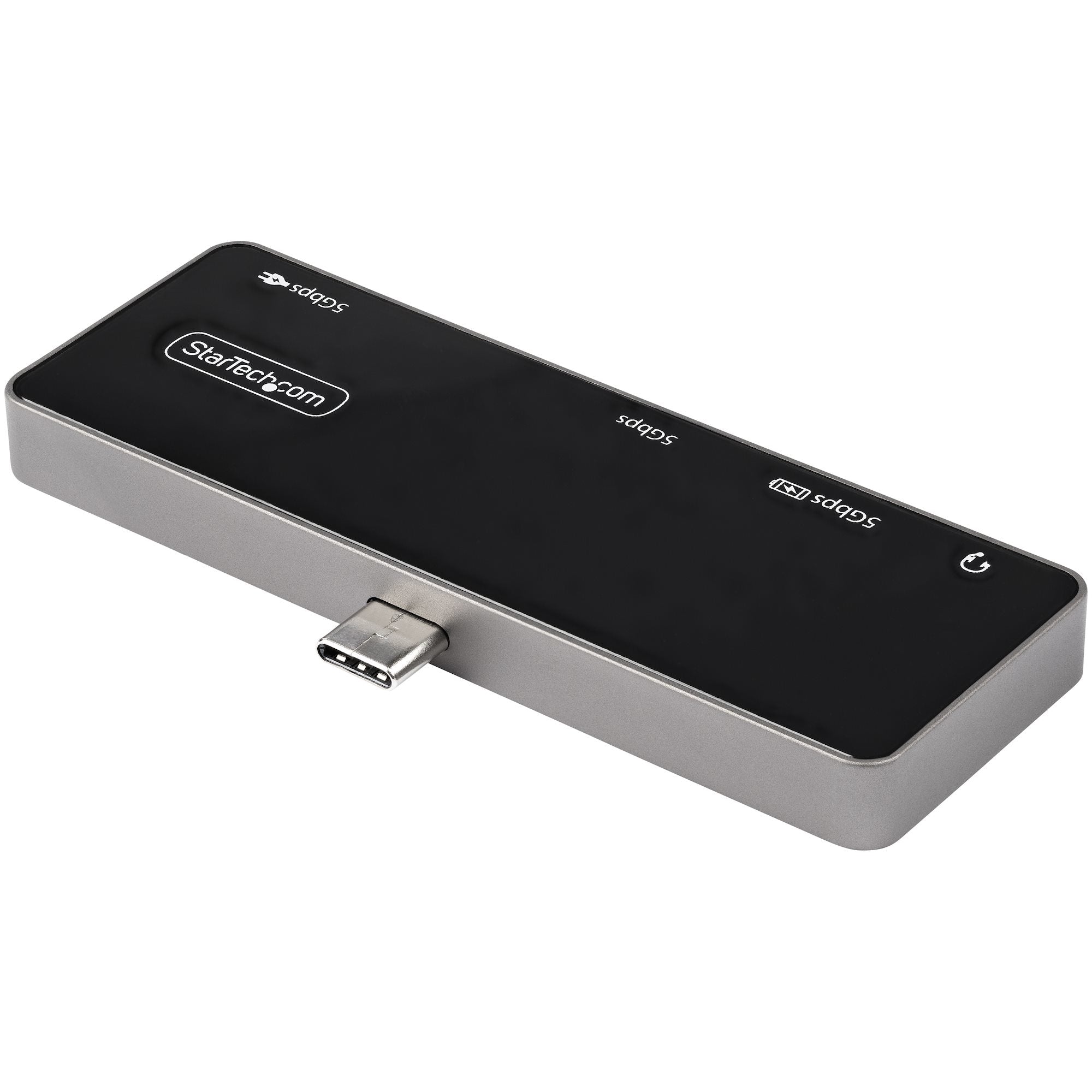 Delivery Pass-through, 3-ports USB 3.0-hubb, ljud - USB-C minidockningsstation - bärbar USB Type-C-resedocka StarTech.com D