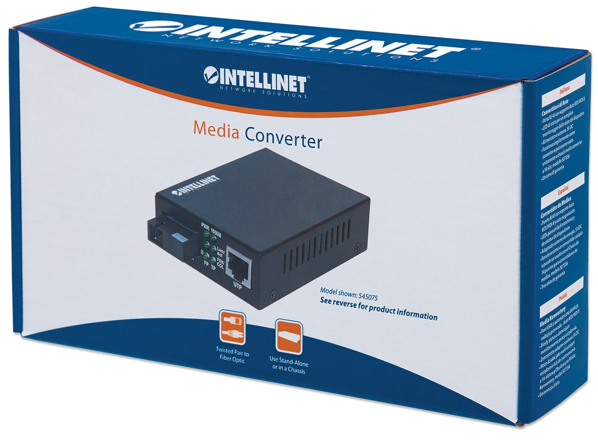 lStuff.se Intellinet 506519 mediakonverterare för nätverk 100 Mbit/s 1310 nm Flerläge Svart Intellinet 506519 010293076374