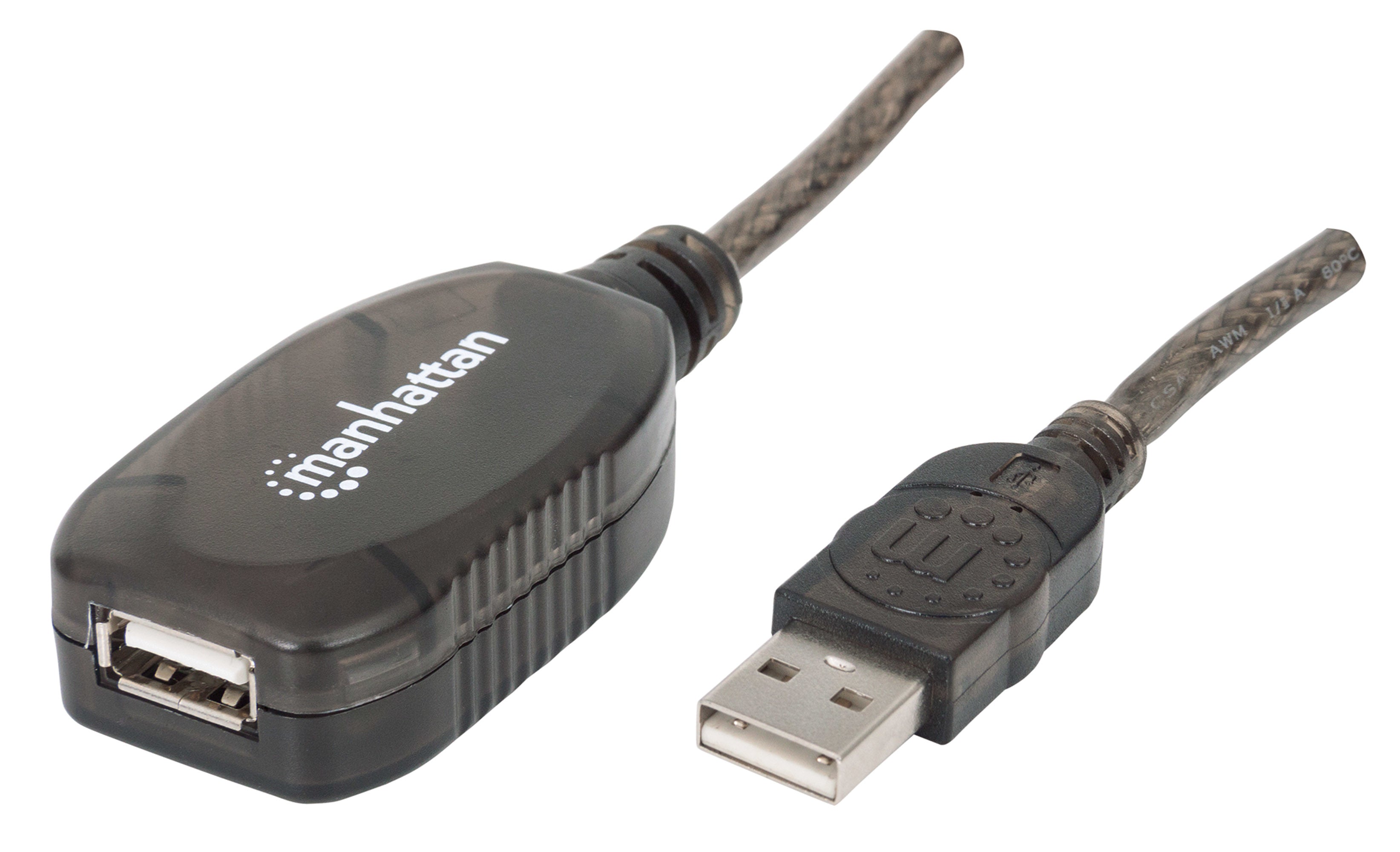 www.electricalstuff.se ElectricalStuff.se Manhattan 150958 USB-kablar USB 2.0 20 m USB A Svart Manhattan 150958 4054317232