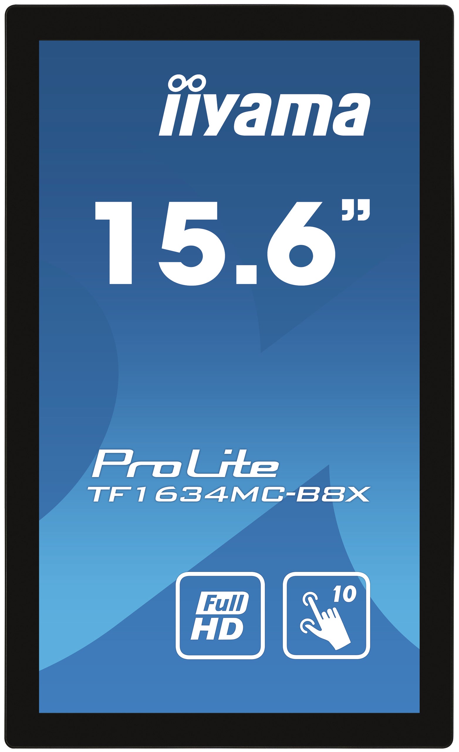 r Full HD LED Pekskärm Flera användare Svart iiyama TF1634MC-B8X 4948570118342 Platta Pc-Skärmar ProLite TF1634MC-B8X www.e