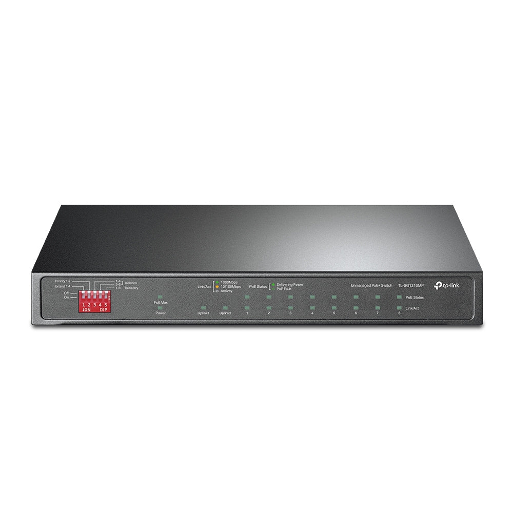 www.electricalstuff.se ElectricalStuff.se TP-Link TL-SG1210MP nätverksswitchar Ohanterad Gigabit Ethernet (10/100/1000) St