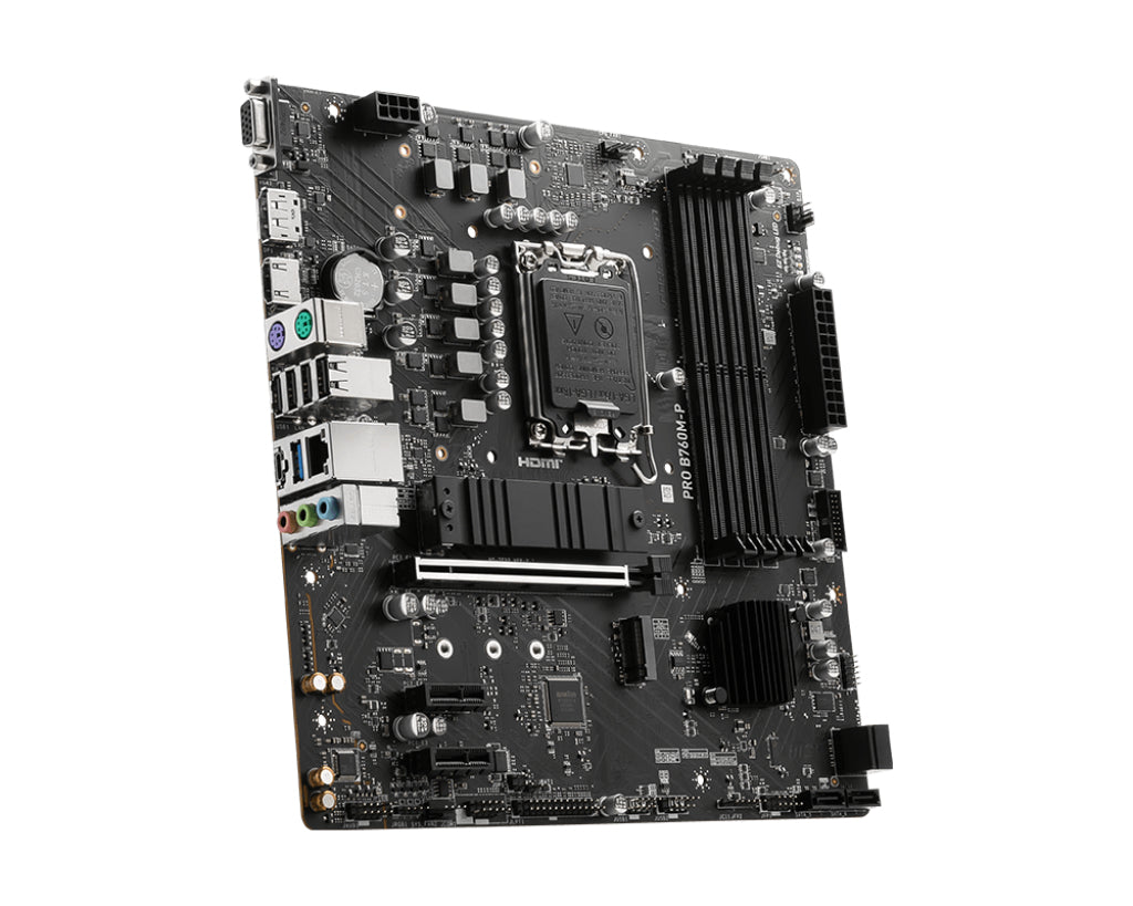uff.se MSI PRO B760M-P moderkort Intel B760 LGA 1700 micro ATX MSI PRO B760M-P 4711377086578|4526541046001 Moderkort PRO