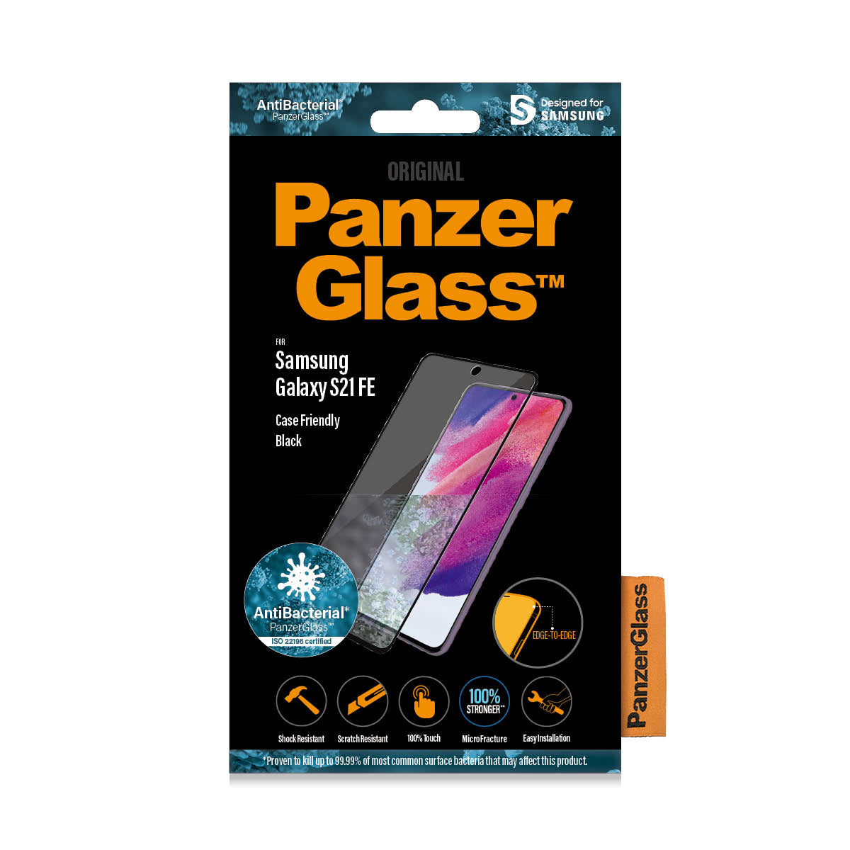 skydd Samsung 1 styck PanzerGlass 7275 5711724072758 Skärm- och Baksidesskydd till Mobiltelefoner 7275 www.electricalstuff