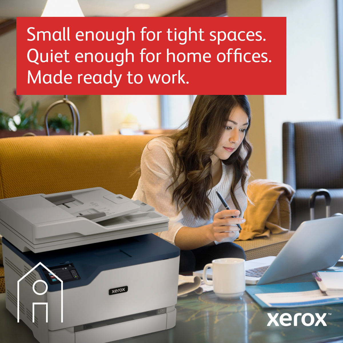 ppm trådlös kopiering/utskrift/scanning/fax PS3 PCL5e/6 ADF 2 magasin Totalt 251 ark Xerox C235V_DNI 0095205069341|095205069