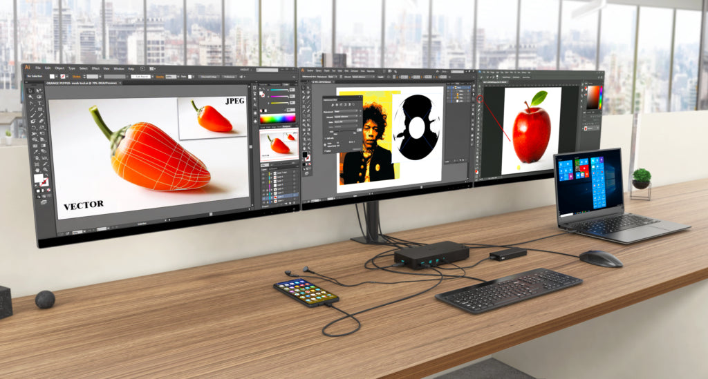 PRO www.electricalstuff.se ElectricalStuff.se i-tec CATRIPLEDOCKPDPRO dockningsstationer för bärbara datorer Kabel USB 3.2