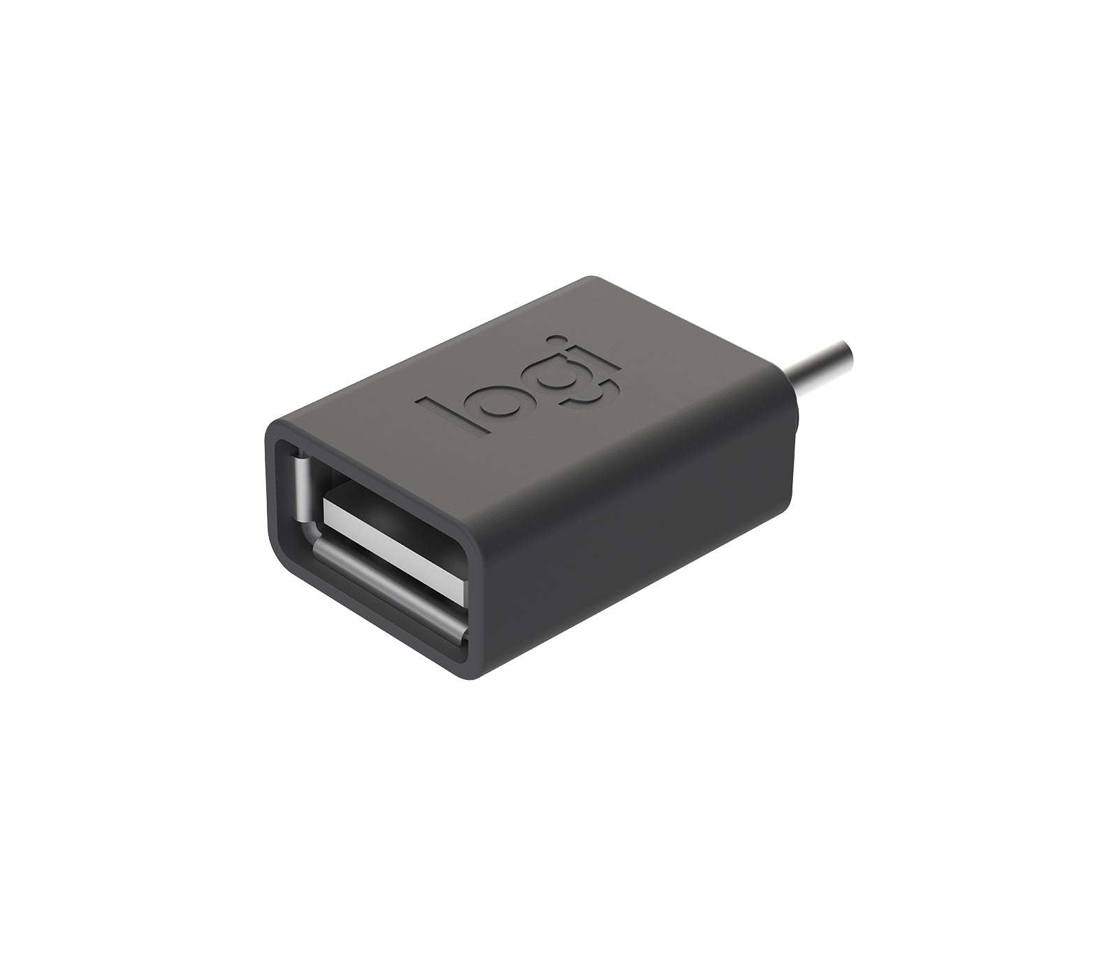 vandlare (Hane/Hona) Logi USB C to A www.electricalstuff.se ElectricalStuff.se Logitech Logi USB C to A USB A grafit Log