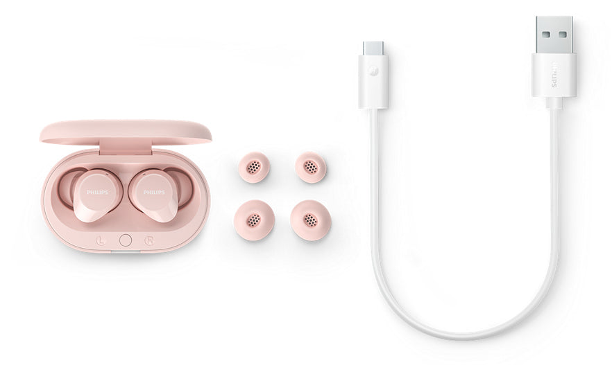 eless Stereo (TWS) I öra Samtal/musik Bluetooth Rosa Philips TAT1209PK/00 4895229138070 Hörlurar och Headsets TAT1209PK/00