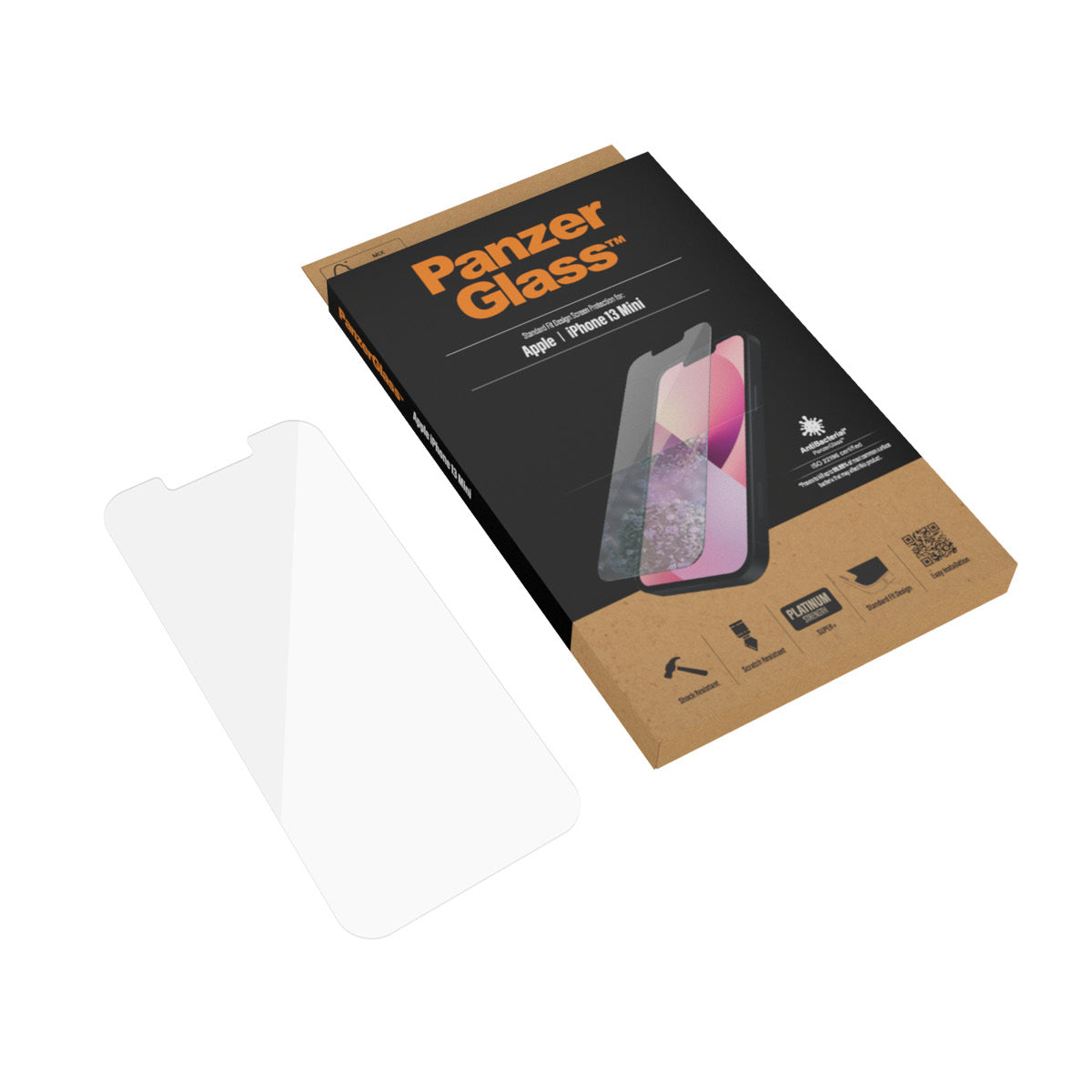 PanzerGlass 2741 skärm- och baksidesskydd till mobiltelefon Genomskinligt skärmskydd Apple 1 styck PanzerGlass 2741 5711724