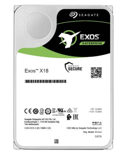 www.electricalstuff.se ElectricalStuff.se Seagate Exos X18 interna hårddiskar 10 TB 7200 RPM 256 MB 3.5" SAS Seagate ST100