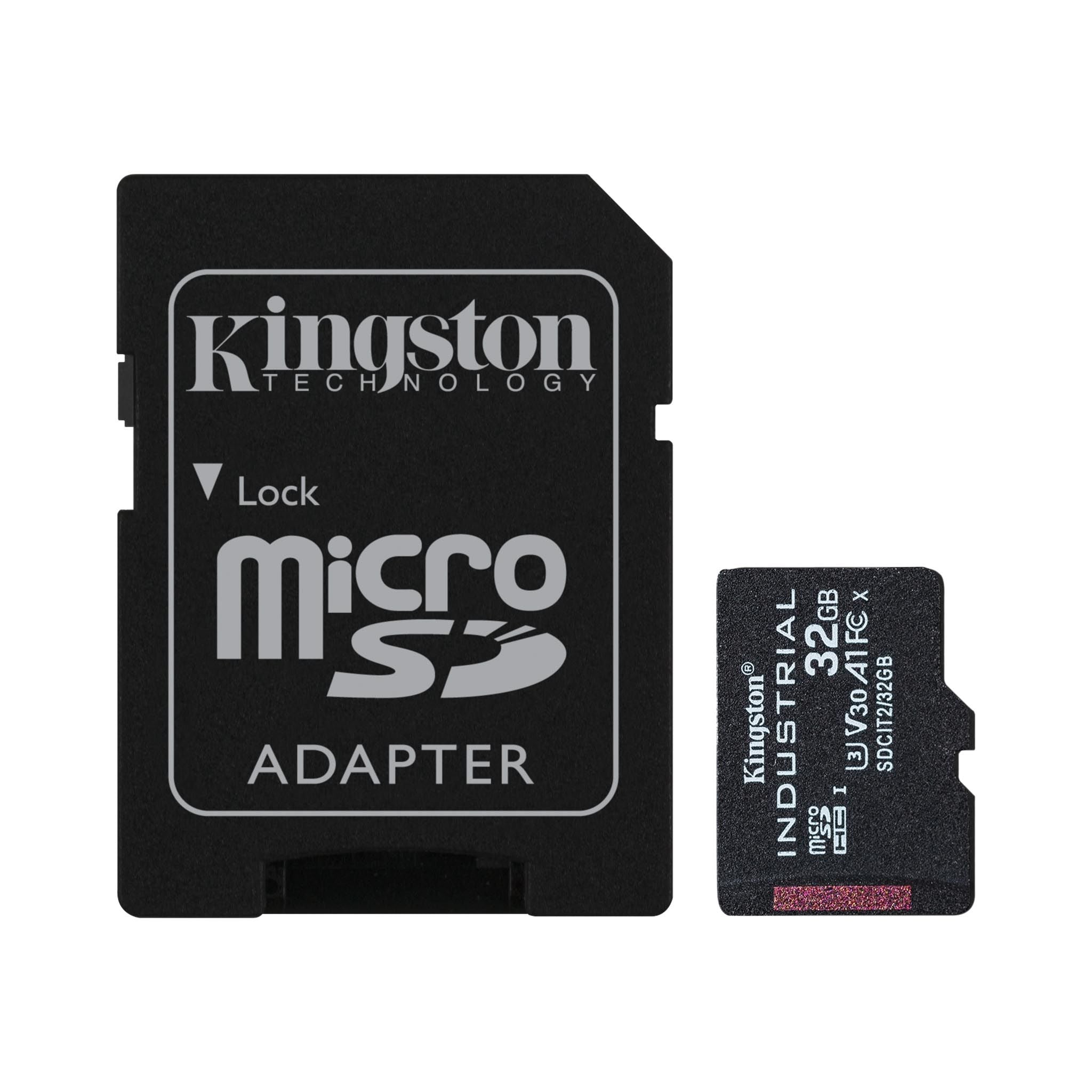 www.electricalstuff.se ElectricalStuff.se Kingston Technology Industrial 32 GB MiniSDHC UHS-I Klass 10 Kingston Technology