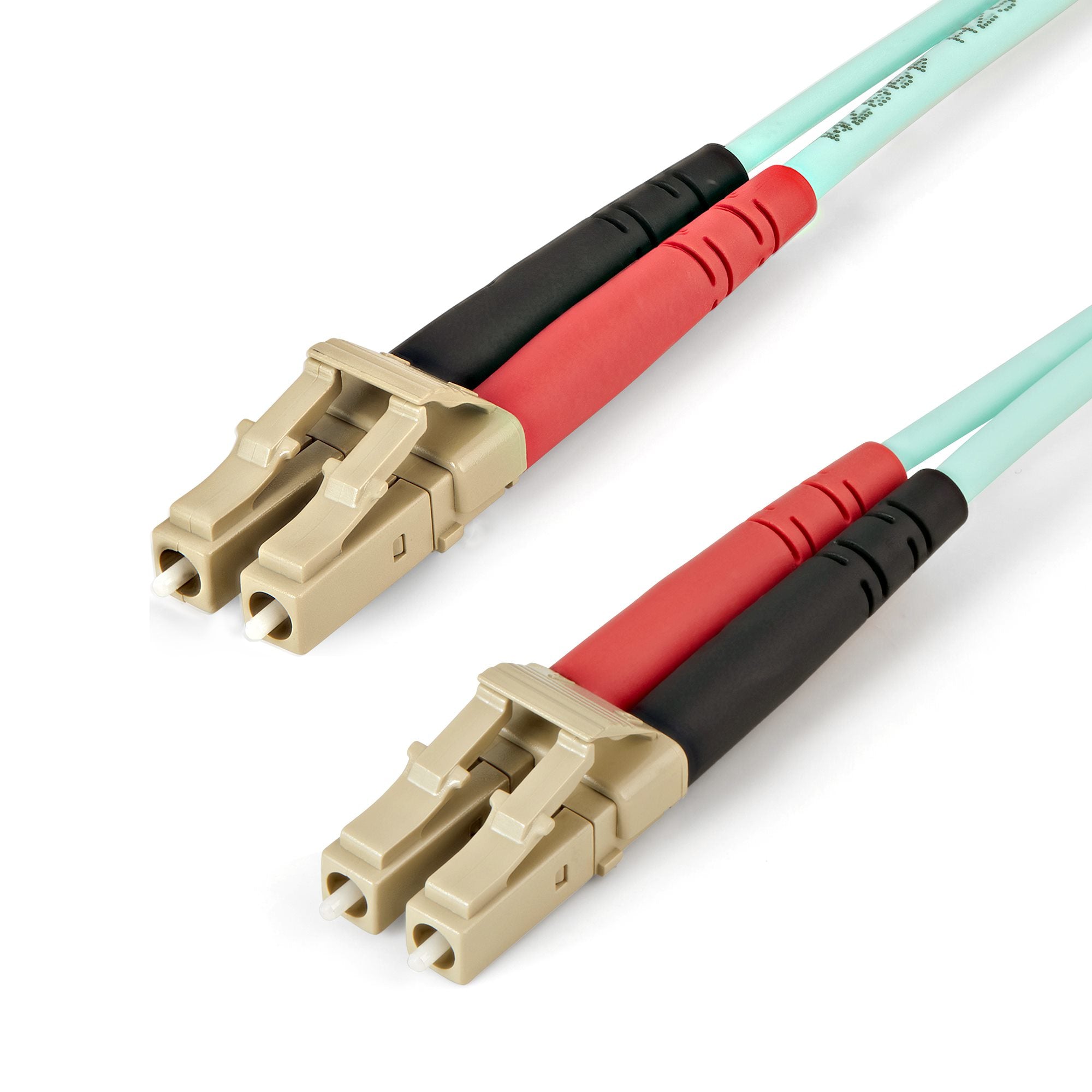 www.electricalstuff.se ElectricalStuff.se StarTech.com Aqua OM4 Duplex fiberoptisk kabel i multiläge - 100 Gb - 50/125 - L