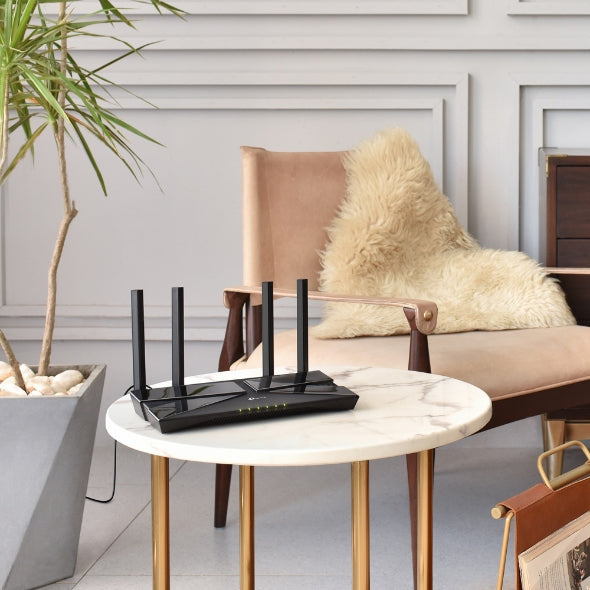 rådlös router Gigabit Ethernet Dual-band (2,4 GHz / 5 GHz) Svart TP-Link ARCHER AX23 4897098687048|4897098683927 Trådlösa Ro