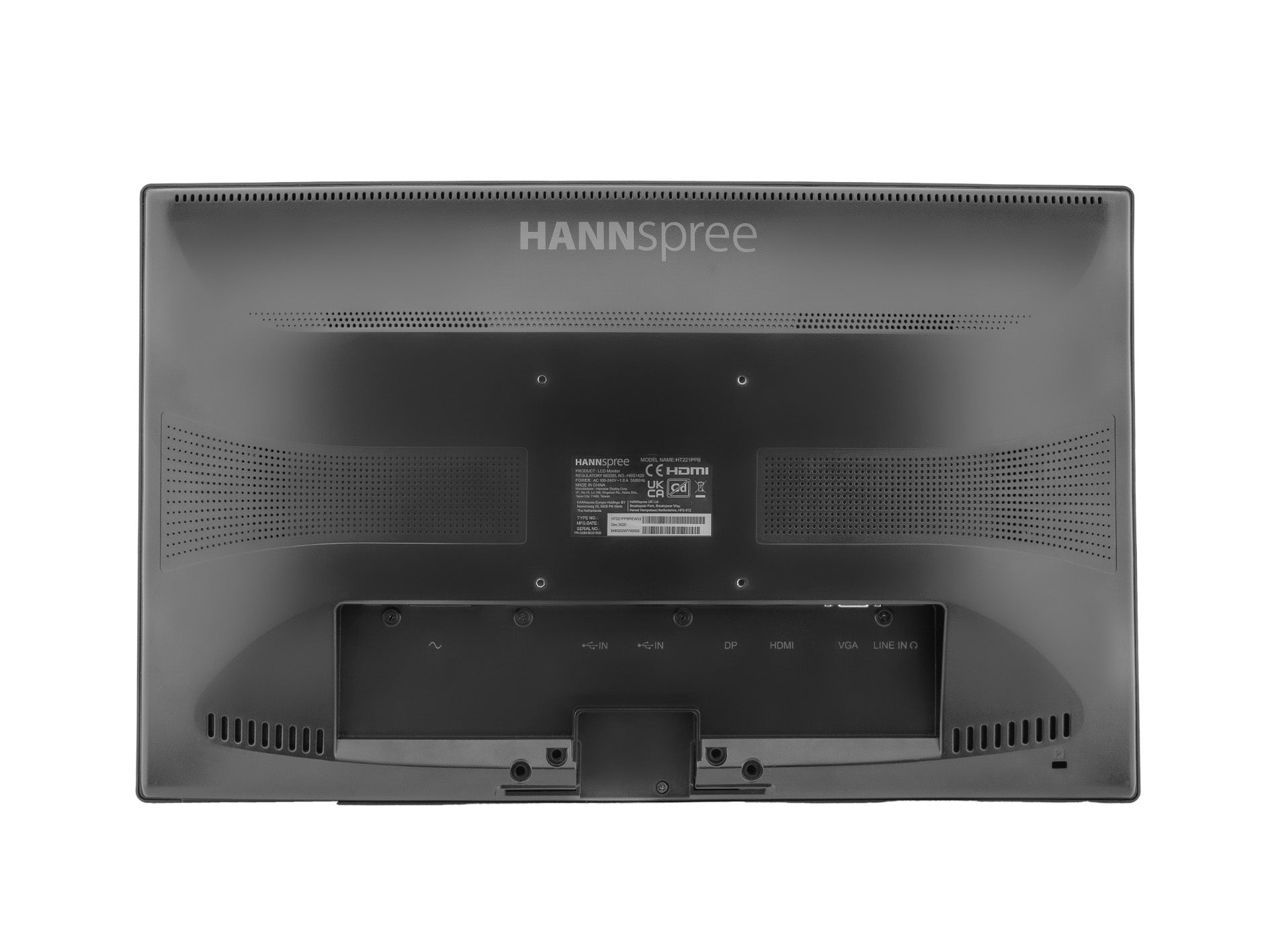 alStuff.se Hannspree HT 221 PPB platta pc-skärmar 54,6 cm (21.5") 1920 x 1080 pixlar Full HD LED Pekskärm Svart Hannspree