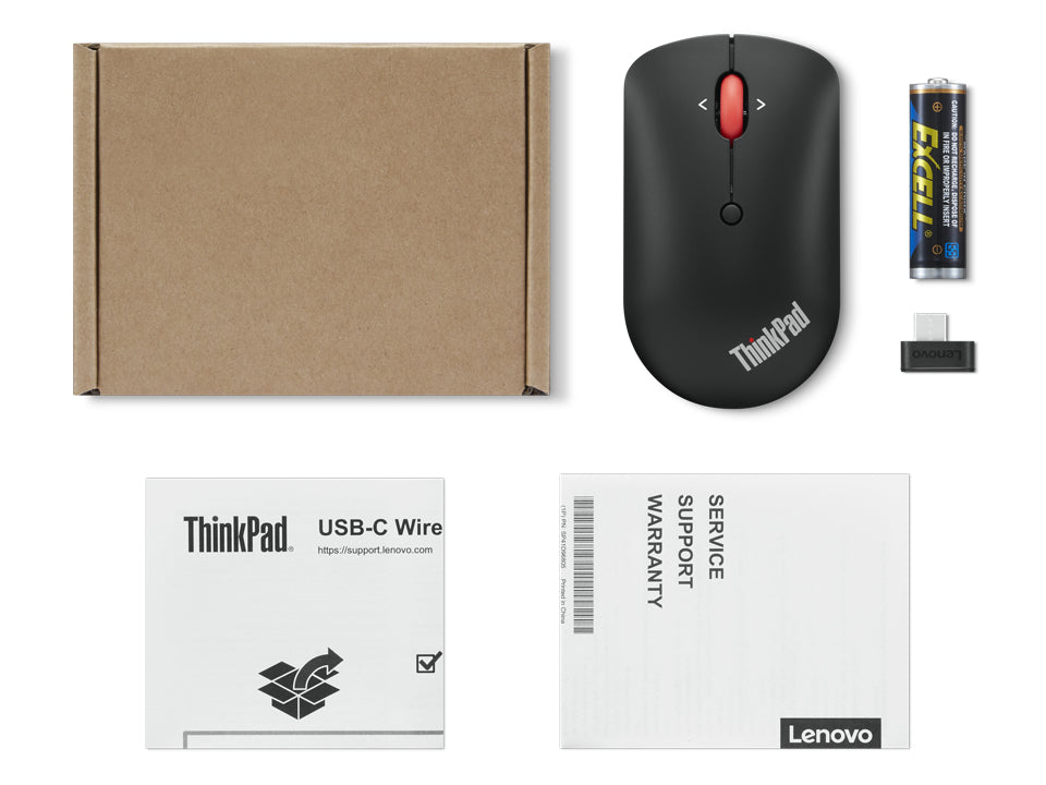 0 DPI Lenovo 4Y51D20848 Datormöss ThinkPad USB-C Wireless Compact www.electricalstuff.se ElectricalStuff.se Lenovo Thin