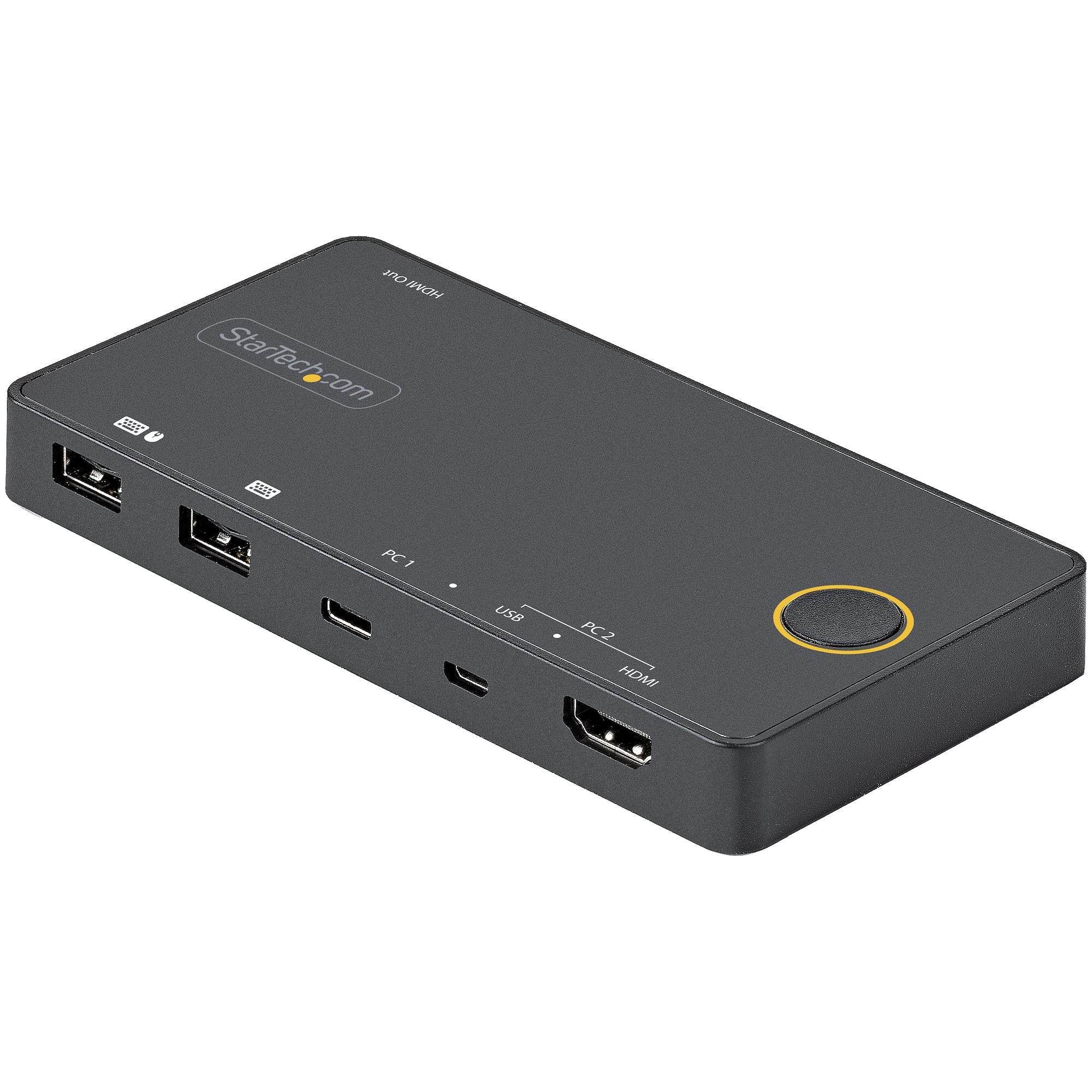 www.electricalstuff.se ElectricalStuff.se StarTech.com 2-ports hybrid USB-A + HDMI och USB-C KVM-switch - Enskild 4K 60 Hz