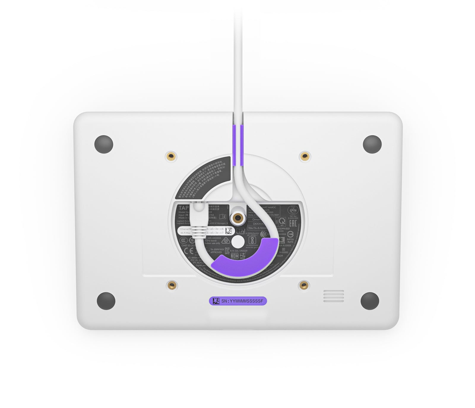 4 (802.11n), Wi-Fi 5 (802.11ac) Bluetooth Logitech 952-000088 0097855169976|097855169976 Skärmar för Mötesrum Tap IP www.e