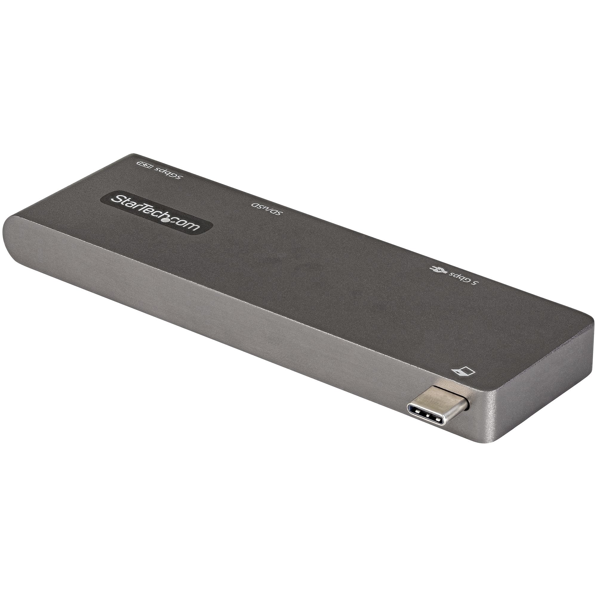 MI, 100 W Power Delivery Pass-through, SD/MicroSD-kortplats, 2-portars USB 3.0-hubb - Portabel USB-C mini-dockningsstation S