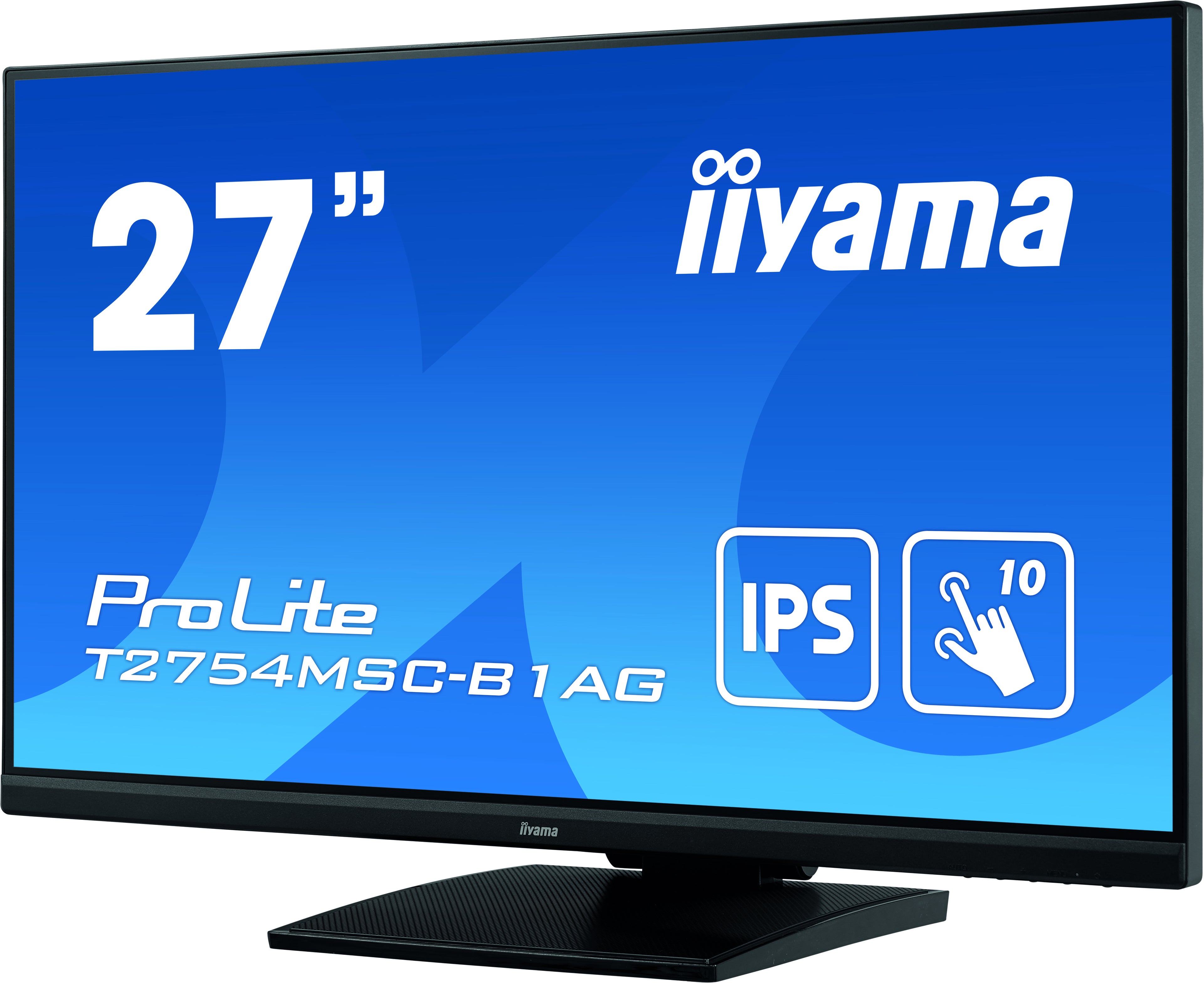 HD LED Pekskärm Flera användare Svart iiyama T2754MSC-B1AG 4948570118632 Platta Pc-Skärmar ProLite T2754MSC-B1AG www.elect