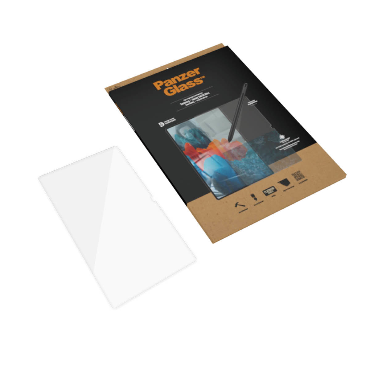 ctricalStuff.se PanzerGlass 7289 skärmskydd för surfplatta Genomskinligt skärmskydd Samsung 1 styck PanzerGlass 7289 57117