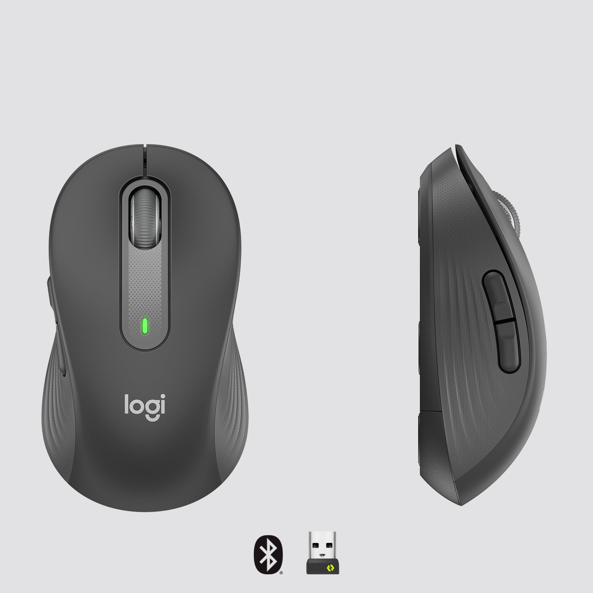tuff.se Logitech Signature M650 datormöss Kontor högerhand Trådlös RF + Bluetooth Optisk 4000 DPI Logitech 910-006236 5099
