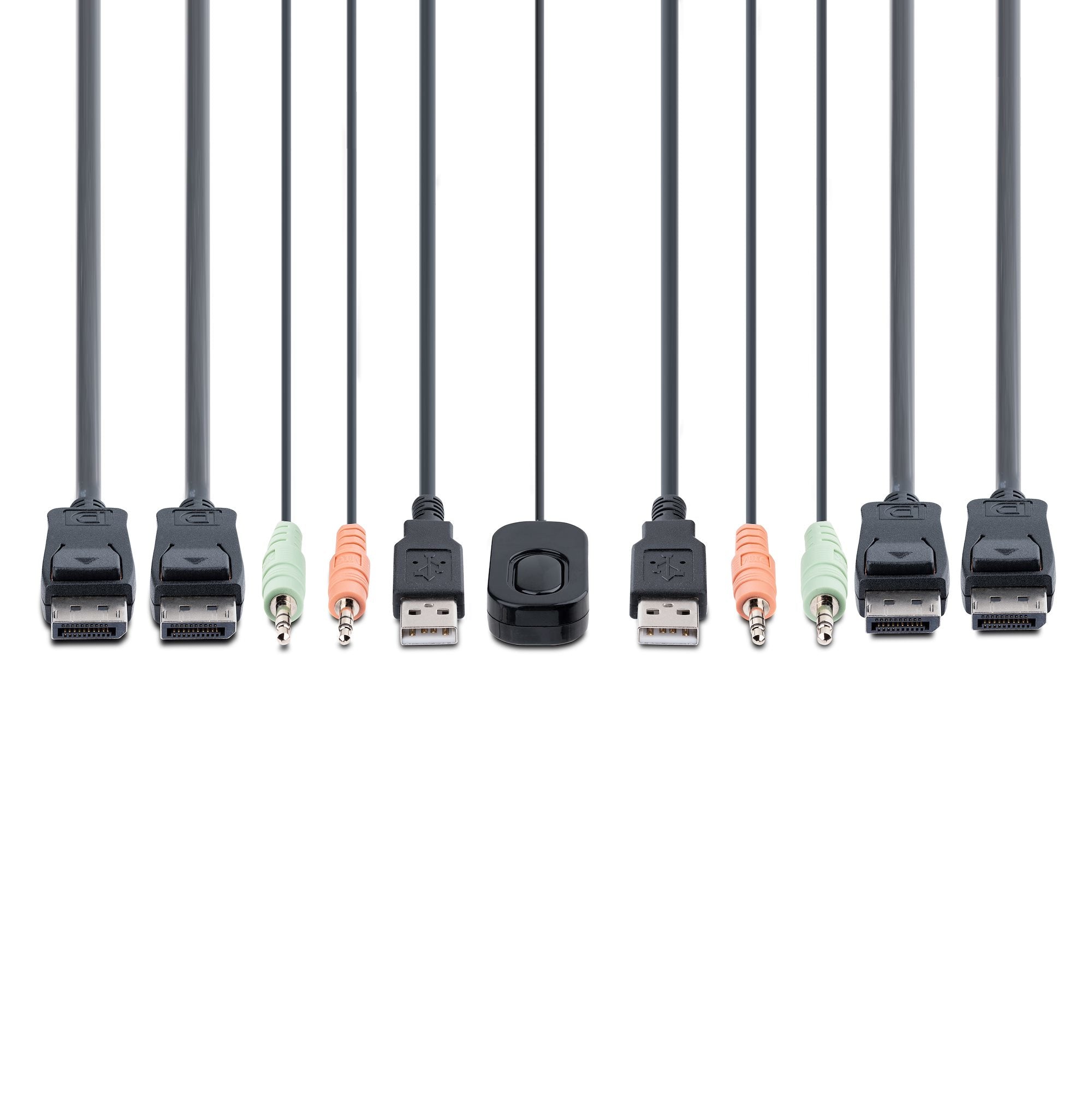 arTech.com C2-DD46-UA2-CBL-KVM KVM-switchar Svart StarTech.com C2-DD46-UA2-CBL-KVM 0065030899215|065030899215 KVM-Switchar