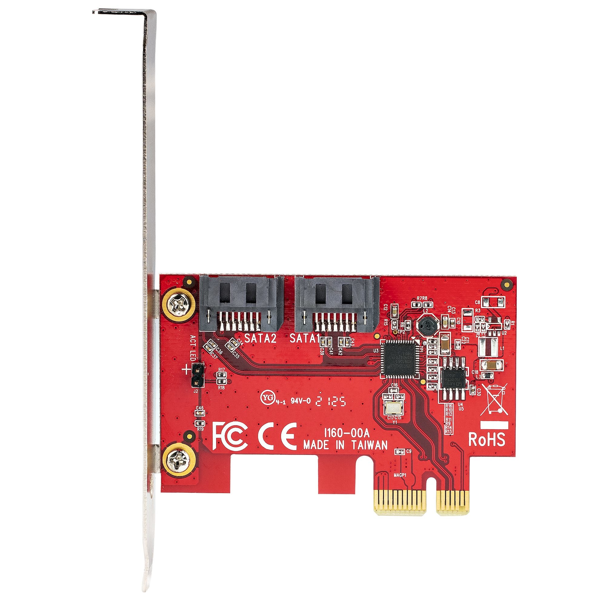 Stuff.se StarTech.com SATA PCIe-kort - 2-portars PCIe SATA-expansionskort - 6 Gbps - Hel-/lågprofil - PCI Express till SAT