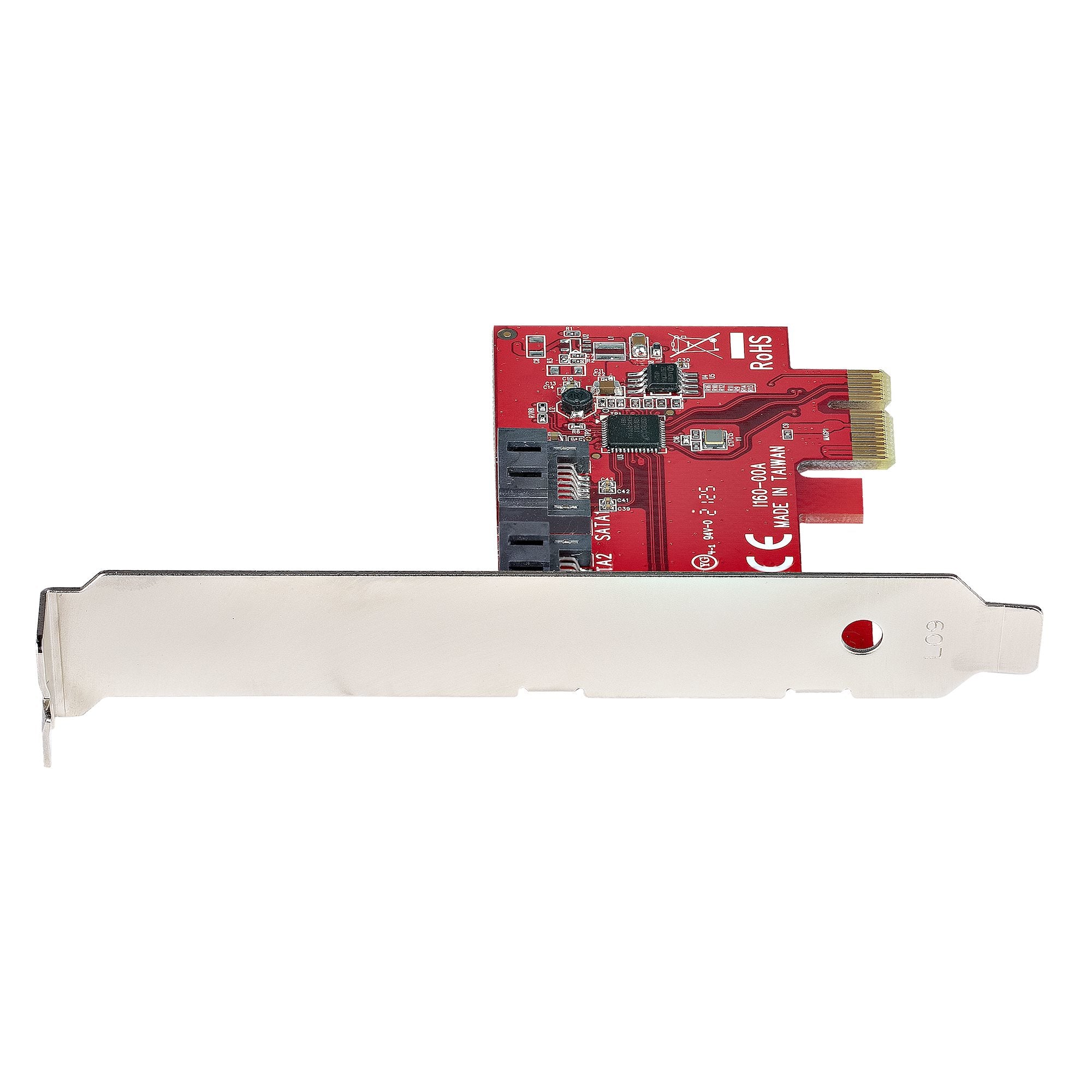 P6G-PCIE-SATA-CARD 0065030895545|065030895545 Nätverkskort/Adapters SATA PCIe-kort - 2-portars PCIe SATA-expansionskort -
