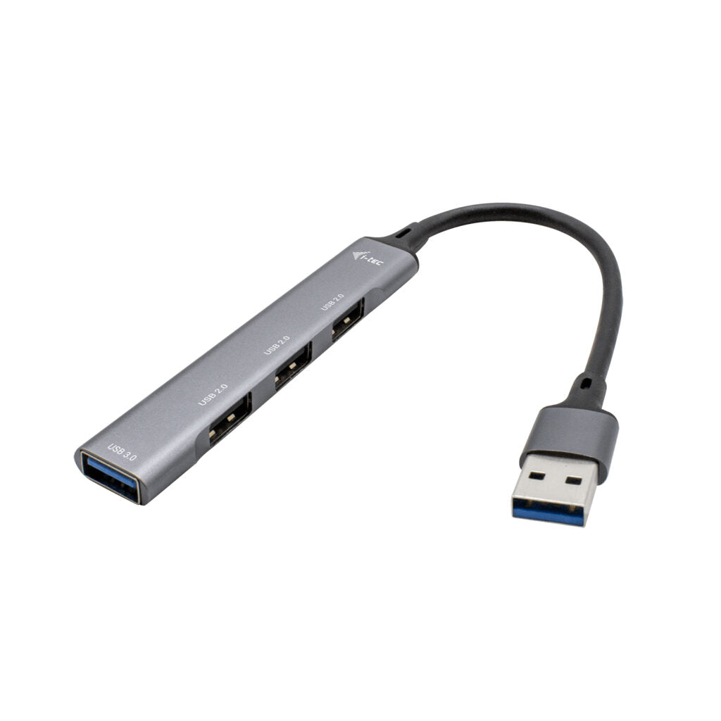 f.se i-tec Metal U3HUBMETALMINI4 gränssnittshubbar USB 3.2 Gen 1 (3.1 Gen 1) Type-A Metallisk i-tec U3HUBMETALMINI4 859561