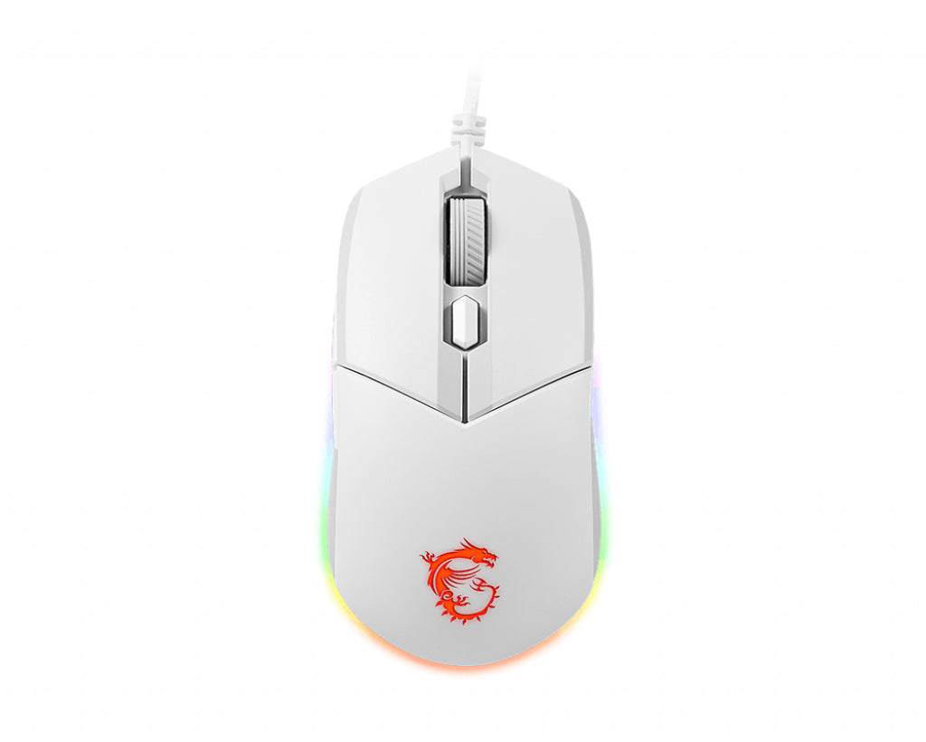 www.electricalstuff.se ElectricalStuff.se MSI CLUTCH GM11 WHITE datormöss Spela Ambidextrous USB Type-A Optisk 5000 DPI MS
