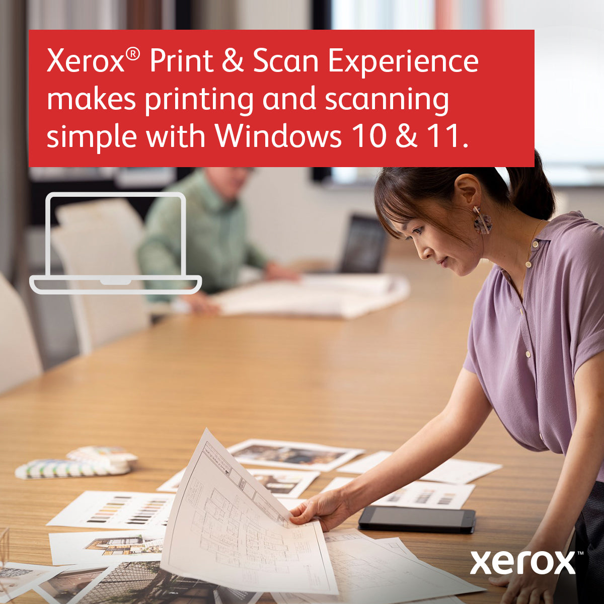 Xerox VersaLink B415 A4 47 sid/min dubbelsidig kopiering/utskrift/scanning/fax, PS3 PCL5e/6, 2 magasin totalt 650 ark Xerox