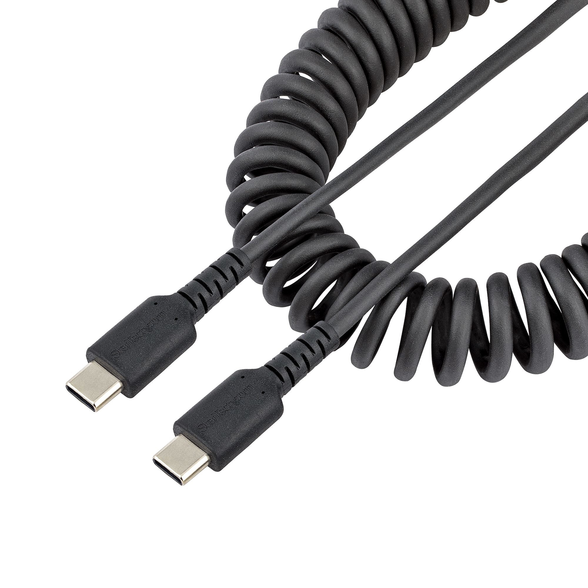 www.electricalstuff.se ElectricalStuff.se StarTech.com 1 m USB C-laddningskabel, kraftig USB-C-spiralkabel för snabb laddn