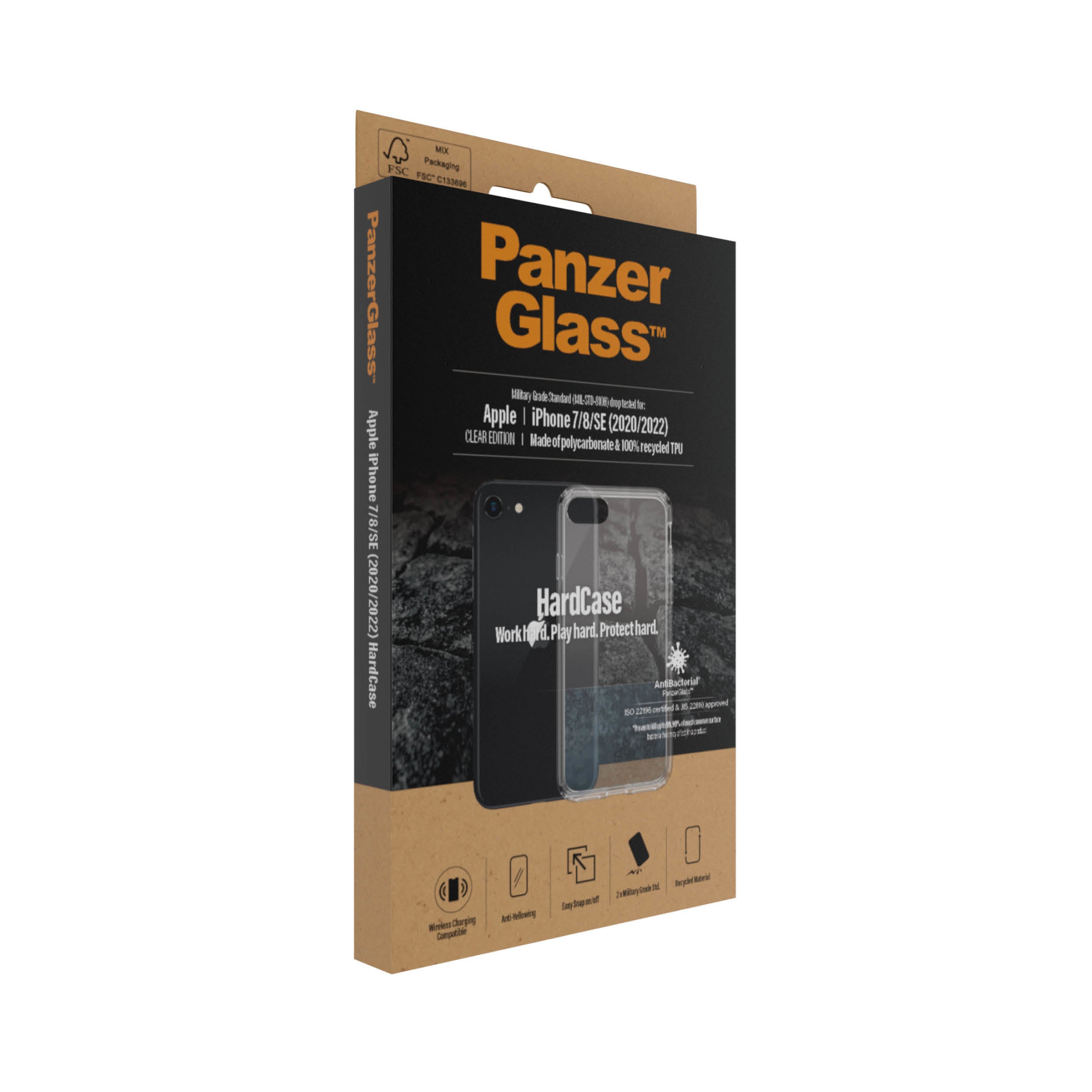 7 mobiltelefonfodral Omslag Transparent PanzerGlass 0377 5711724003776 Mobiltelefonfodral 0377 www.electricalstuff.se Elec