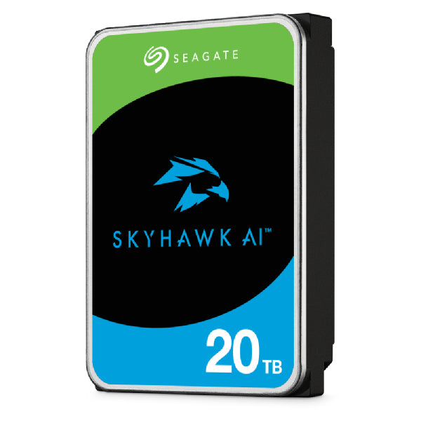 icalstuff.se ElectricalStuff.se Seagate SkyHawk AI 20 TB interna hårddiskar 12 TB 7200 RPM 512 MB 3.5" Serial ATA III Seag